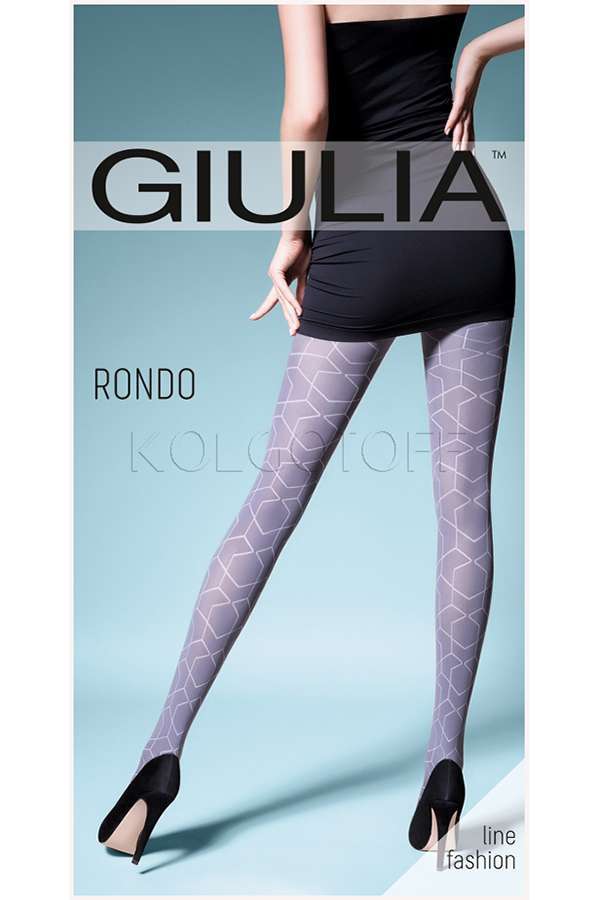 Колготки жіночі з візерунком GIULIA Rondo 100 model 3